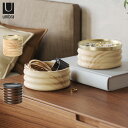 umbra アンブラ 収納ボックス ジュエリーボックス アクセサリーケース テソラ ウッドボックス 2層 木製 TESORA WOOD STORAGE BOX ...