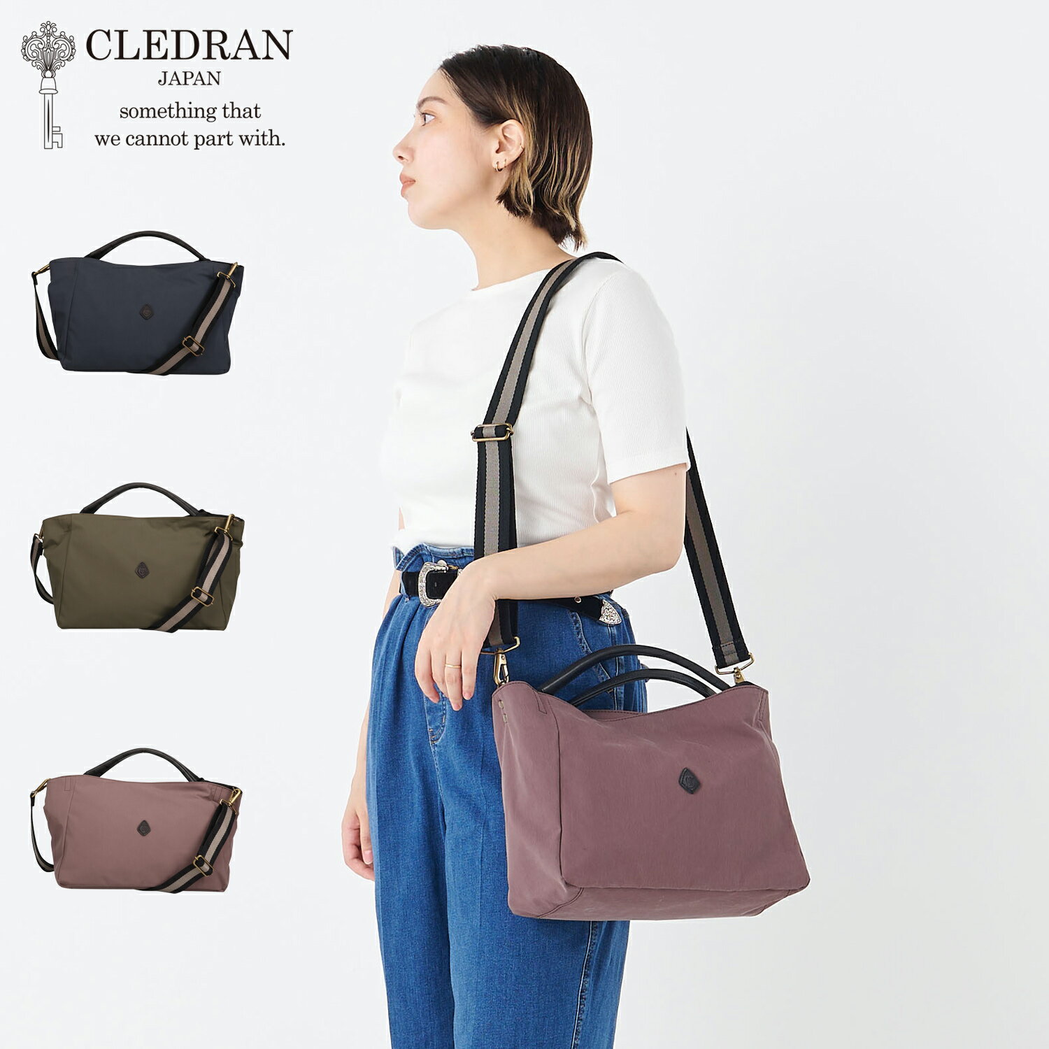 Rakuten - クレドラン CLEDRAN トートバッグ バッグ メンズ レディース A4 大きめ 大容量 高機能 斜めがけ 撥水 丈夫 2WAY TOTE ブラック ブラウン グレー カーキ 黒 CL-3839