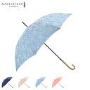 【最大1000円OFFクーポン配布中】 MACKINTOSH LONDON マッキントッシュロンドン 雨傘 長傘 レディース 耐風 ワンタッチ 高機能 ネイビー...