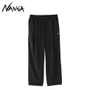 ナンガ NANGA ロングパンツ イージーパンツ パンツ メンズ ウエストゴム 軽量 速乾性 UVカット ブラック 黒 N2500-1D404A