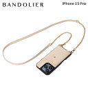 バンドリヤー BANDOLIER スマホショルダー スマホケース iPhone15 Pro アイフォン ヴィヴィアン サイド スロット オート ゴールド メンズ レディース VIVIAN SIDE SLOT OAT GOLD ブラウン 14WLO
