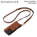 バンドリヤー BANDOLIER スマホショルダー スマホケース iPhone16 16 Pro 16 Pro MAX アイフォン ケイシー マグセーフ シエンナ ゴールド メンズ レディース CASEY Magsafe DENIM GOLD ブラウン 18CAS