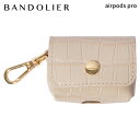 バンドリヤー BANDOLIER AirPods Pro ケース エアポッツ エアーポッツ エアポッド エアーポッズ プロ ポーチ クロック オート ゴールド ...