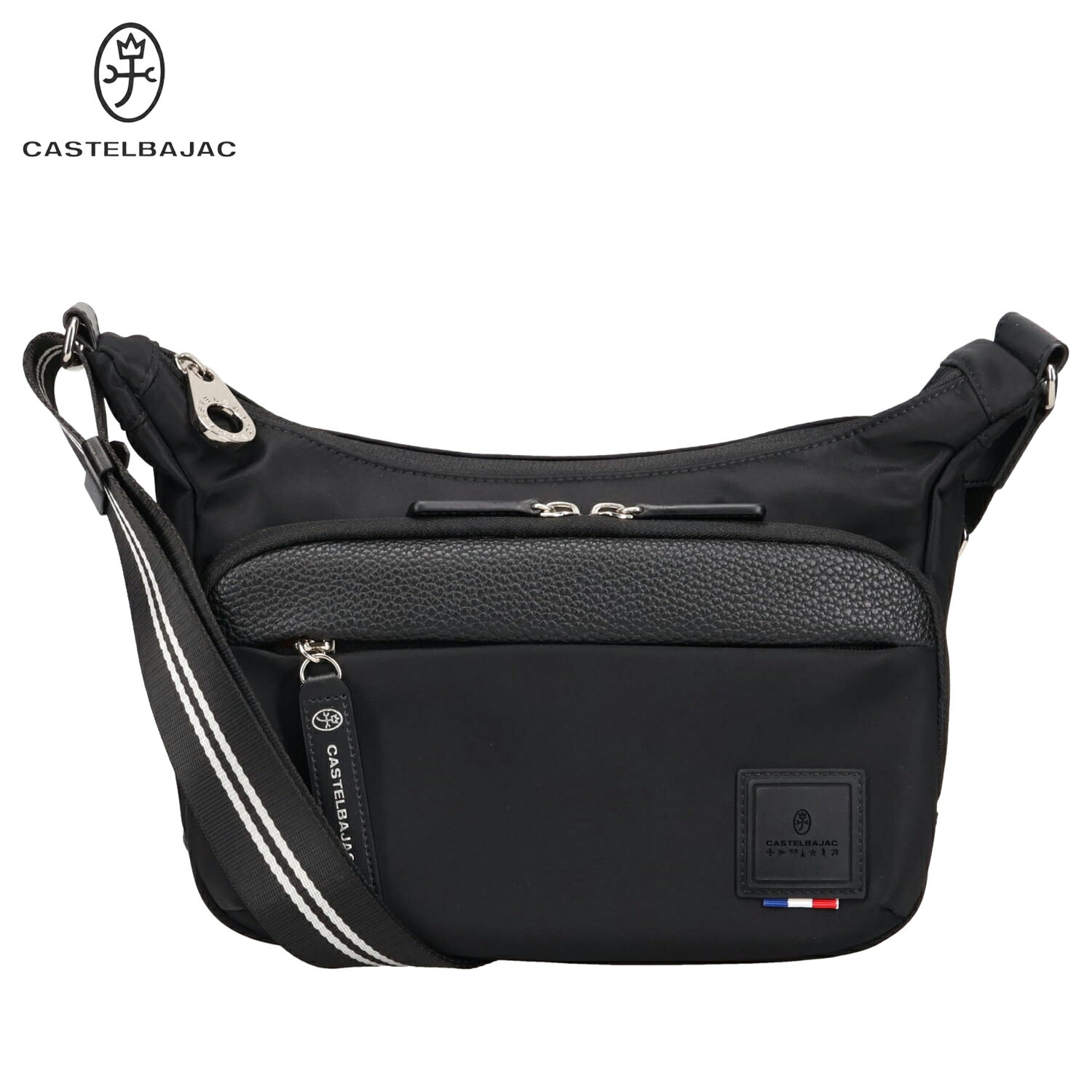 【最大1000円OFFクーポン発行中】 CASTELBAJAC カステルバジャック バッグ ショルダーバッグ ミニ メンズ レディース 斜めがけ 大人 軽量 小さめ コンパクト コロIV ブラック 黒 55161