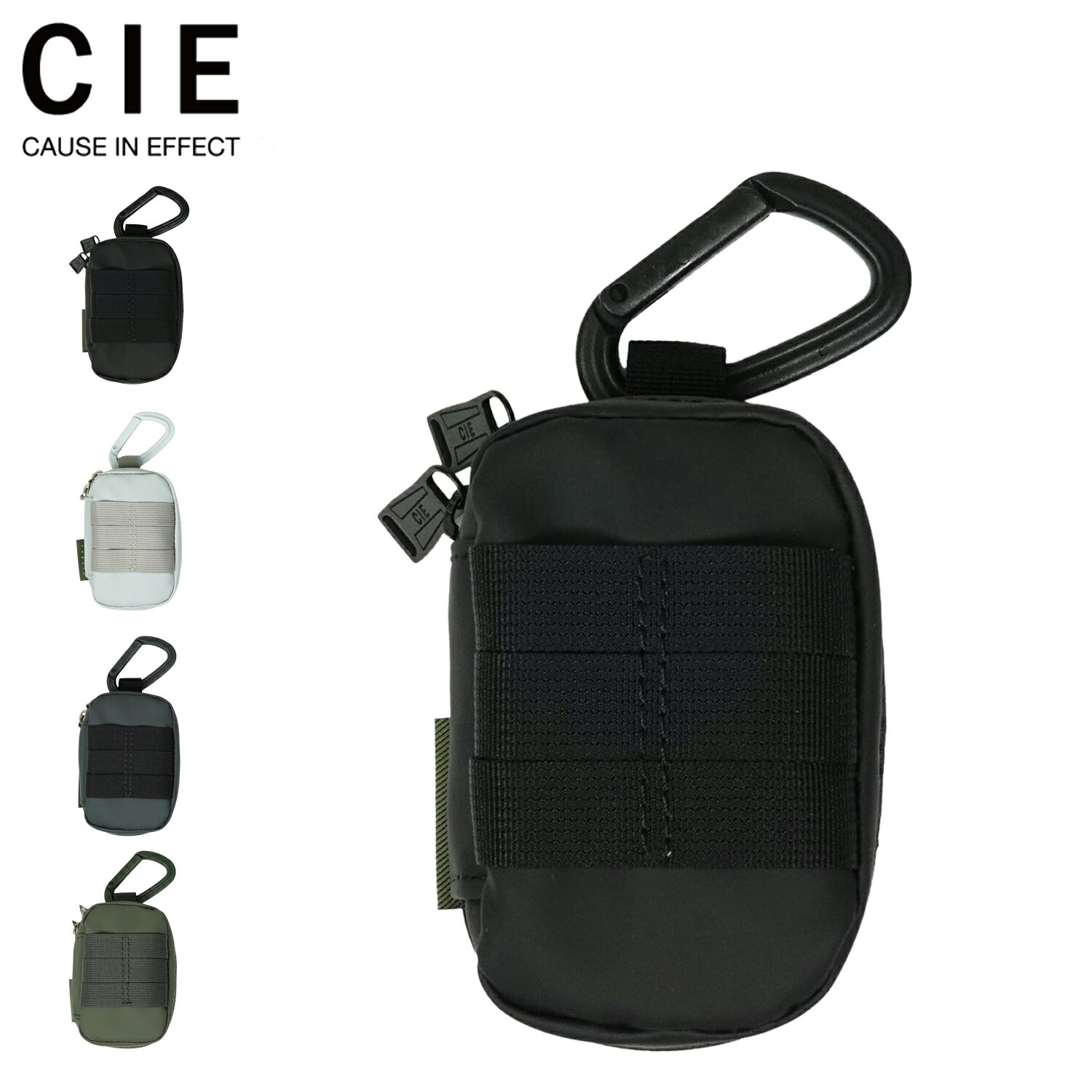 樂天商城 - シー CIE キーケース キーホルダー グリッド3 メンズ レディース 鍵入れ スマートキー 防水 日本限定 GRID3 KEYCASE2-S オリーブ グレー ネイビー オリーブ 黒 032073