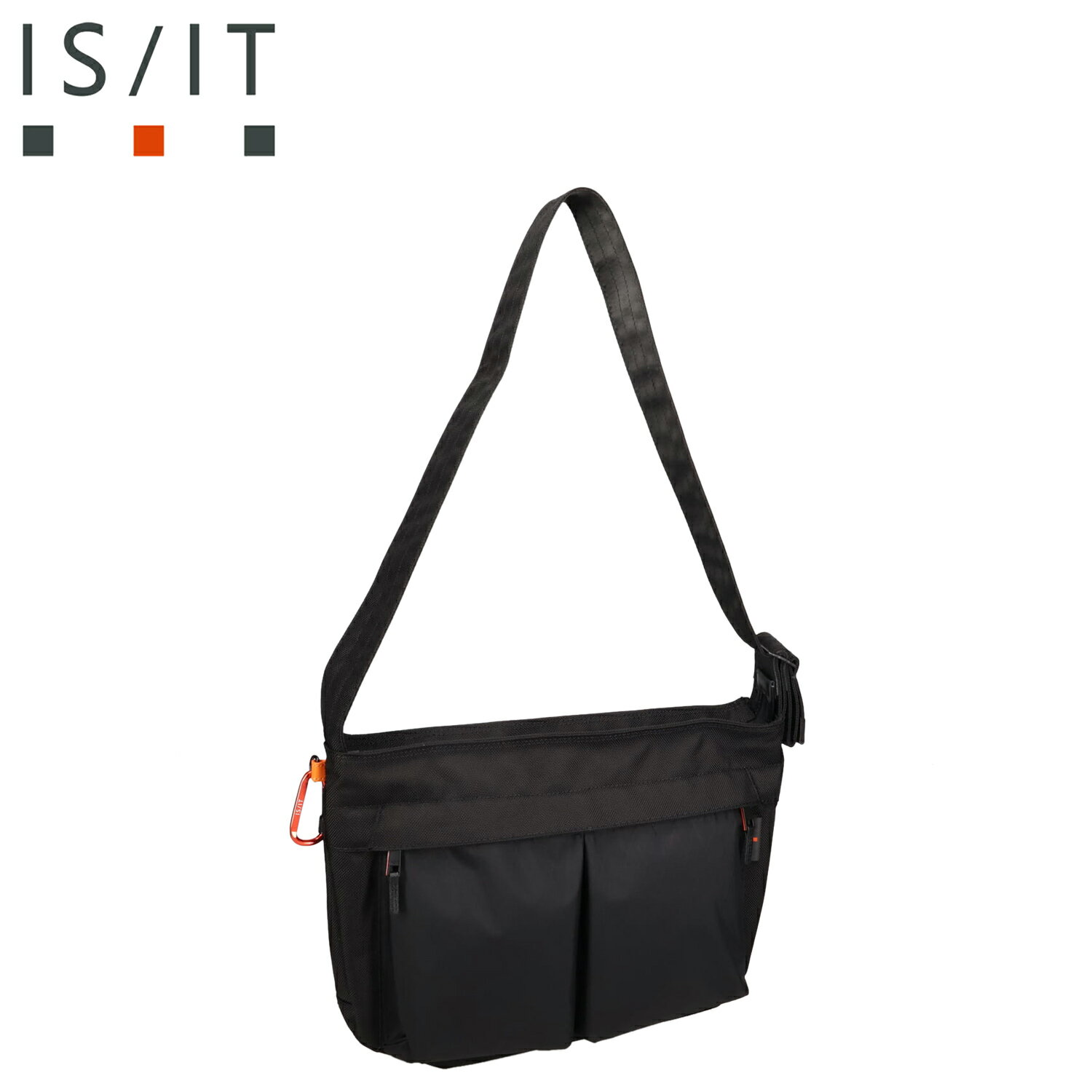 イズイット IS/IT ショルダーバッグ メンズ レディース 斜めがけ 大人 軽量 ナイロン X-pac ブラック 黒 994101