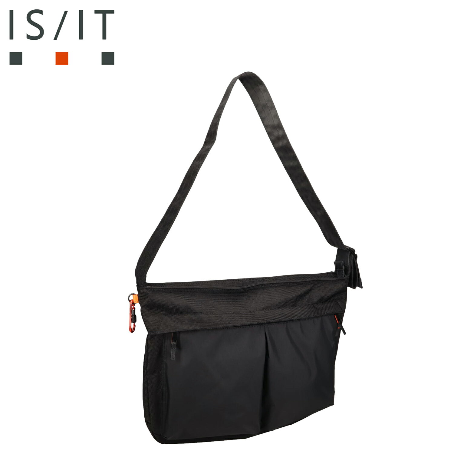 イズイット IS/IT ショルダーバッグ メンズ レディース 斜めがけ 大人 軽量 ナイロン X-pac ブラック 黒 994102