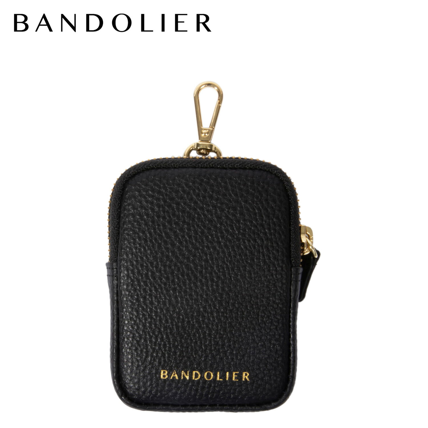 樂天商城 - バンドリヤー BANDOLIER ポーチ スマホ 携帯 キージップポーチ ゴールド メンズ レディース KEY ZIP POUCH GOLD ブラック 黒 38KEY 母の日