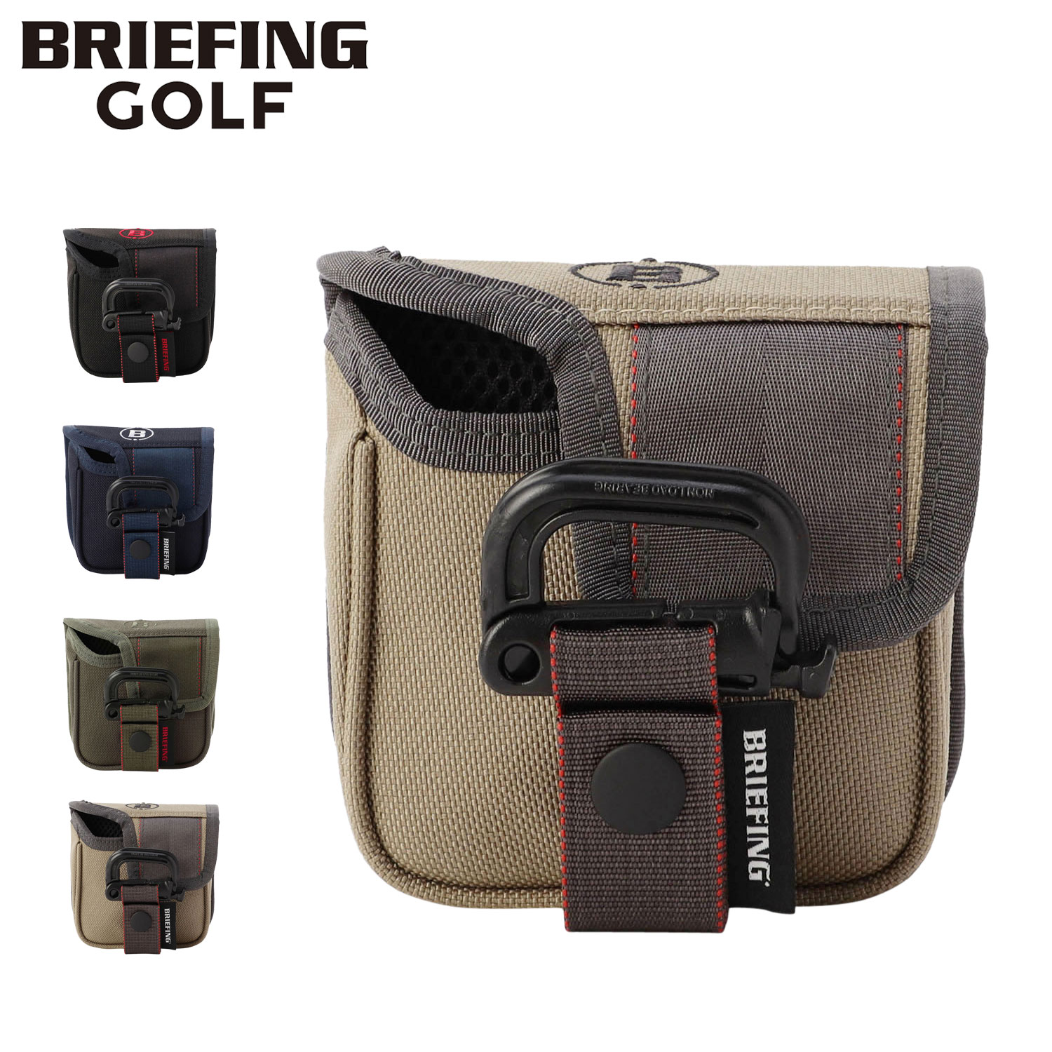 BRIEFING GOLF �֥꡼�ե��� ����� ����եإåɥ��С� �ѥ����ѥ��С� ��� ��ǥ����� ���� �ѵ� ������ MULTI MALLET PUT...