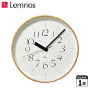 タカタレムノス リキ クロック アールシー 時計 掛け時計 電波時計 秒針あり スイープ運針 木製 日本製 RIKI CLOCK RC ホワイト 白 WR08-26