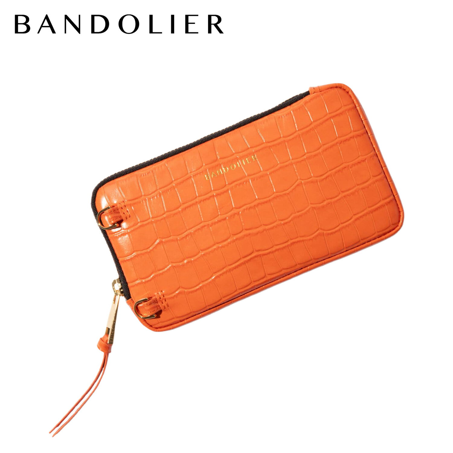 乐天商城 - バンドリヤー BANDOLIER ケース ポーチ スマホ エクスパンデッドポーチ メンズ レディース EXPANDED POUCH ORANGE オレンジ 21GRA