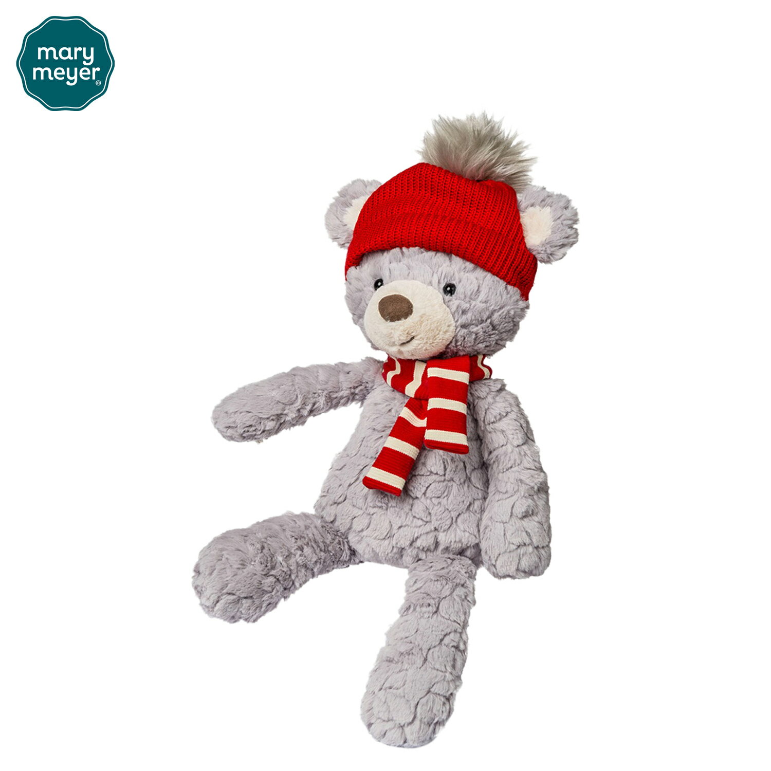 Mary Meyer メリー・マイヤー ぬいぐるみ キッズ ベビー 3歳から対応 赤ちゃん ファーストトイ パティ ライト グレー 55591