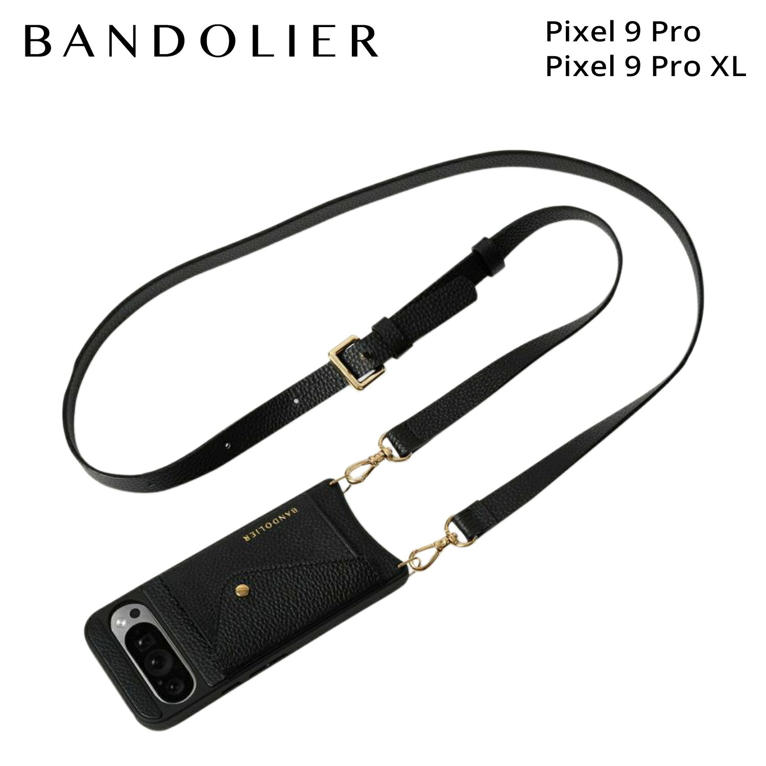 樂天商城 - バンドリヤー BANDOLIER スマホショルダー Pixel9 Pro Pixel9 Pro XL ケース スマホケース プロ ラナ リップスティック ピクセル ブラックゴールド メンズ レディース LANA LIP STICK BLACK GOLD ブラック 黒 14LAP 母の日