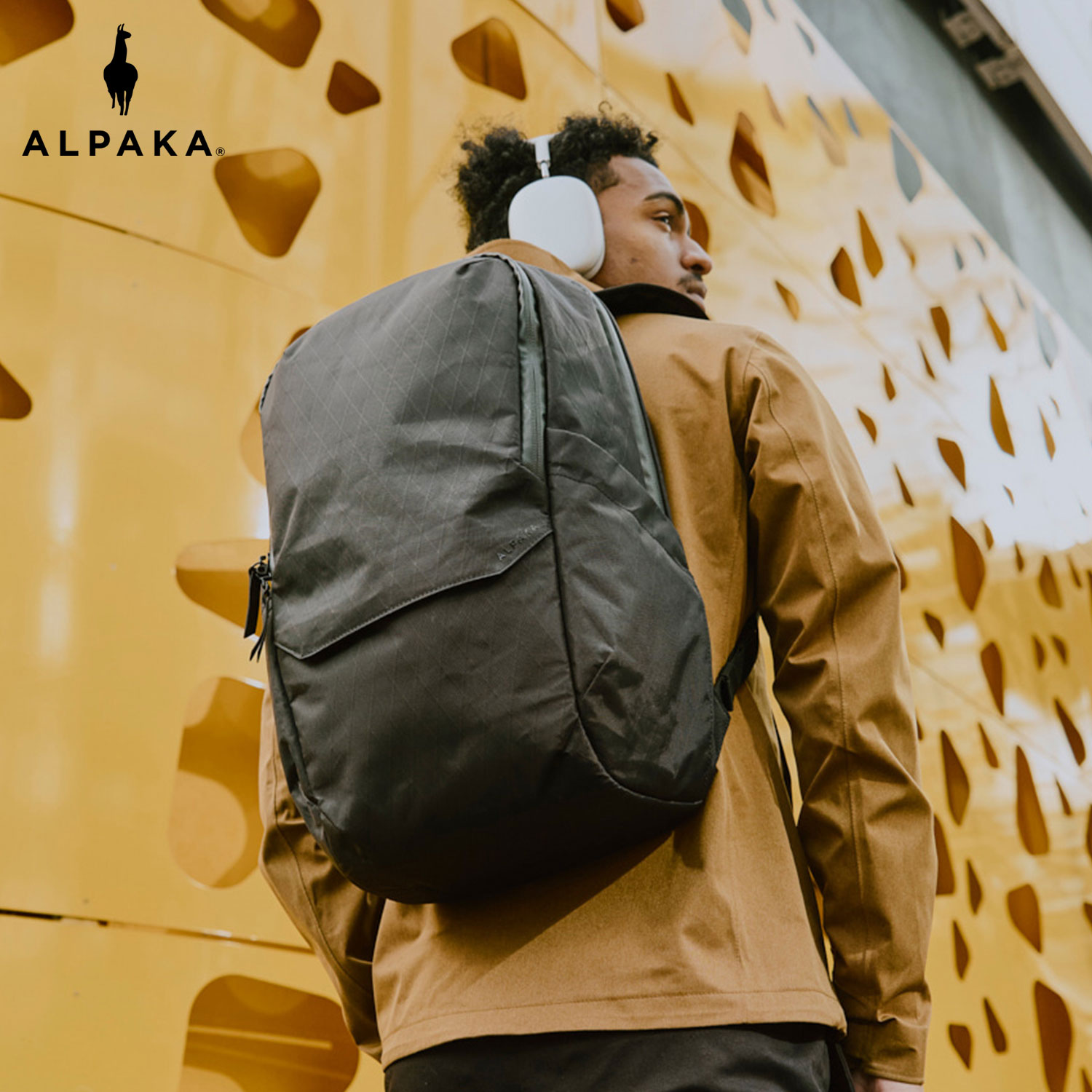 アルパカ ALPAKA リュック バッグ バックパック メンズ レディース 26L 大容量 軽量 通勤 通学 ELEMENTS BACKPACK PRO ブラック 黒 4139