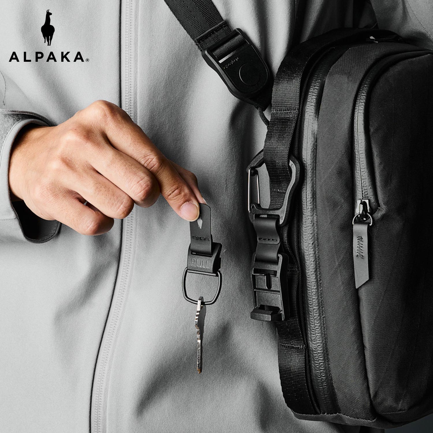 ����ѥ� ALPAKA ����ӥ� �����ۥ���� ��� ��ǥ����� L������ HUB CARABINER �֥�å� �� 4180