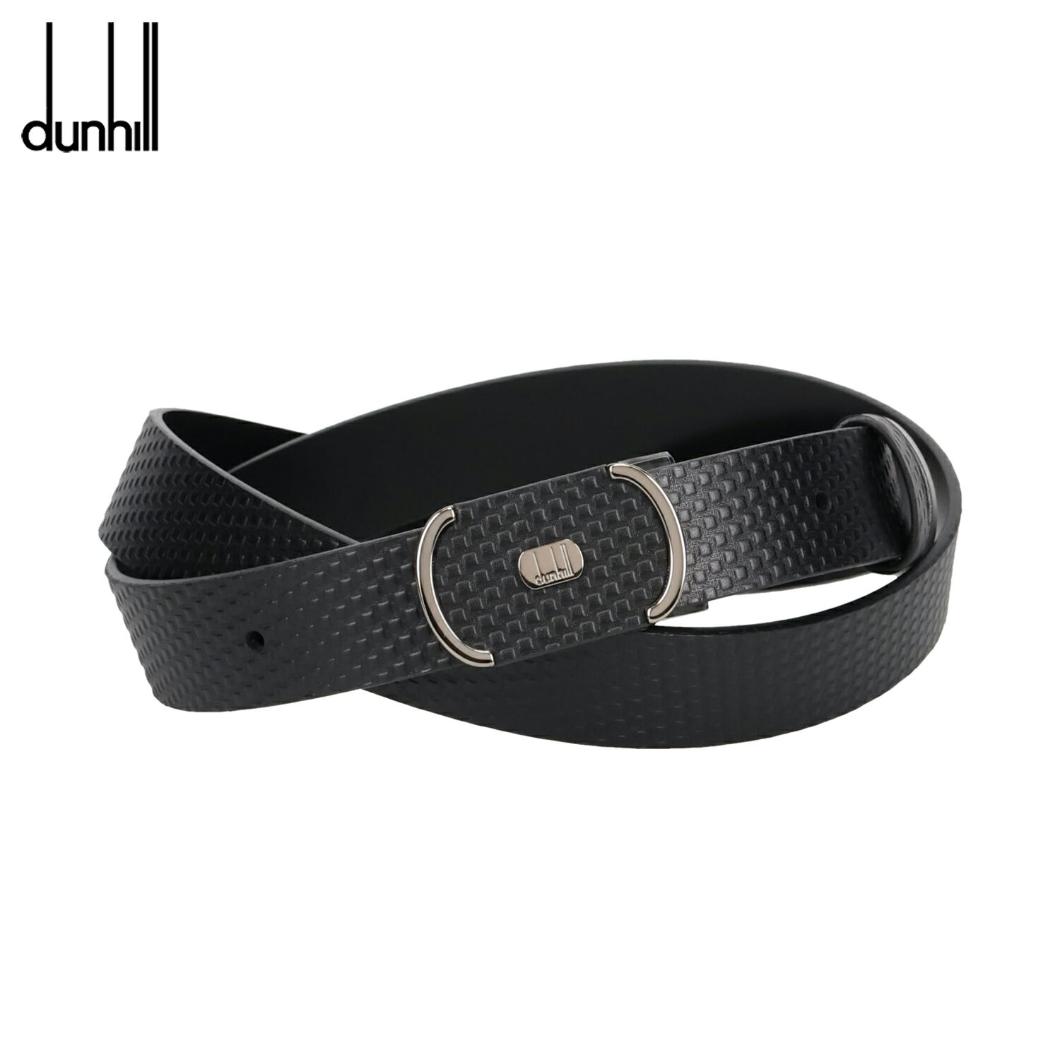 DUNHILL ダンヒル ベルト レザーベルト メンズ 本革 バックル カジュアル ブラック 黒 BPL165A42