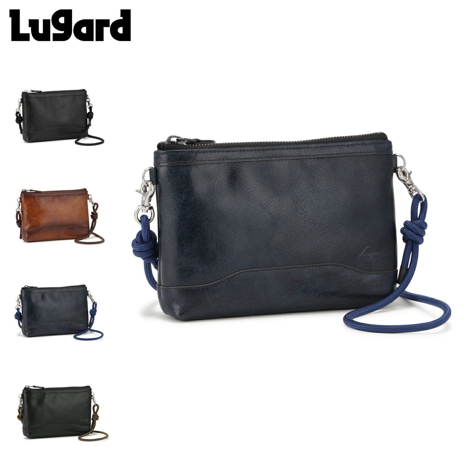 Rakuten - Lugard ラガード バッグ ショルダーバッグ サコッシュ ループ メンズ レディース 斜めがけ 軽量 ブラック ブラウン ダーク ブルー ダーク グリーン 黒 5182