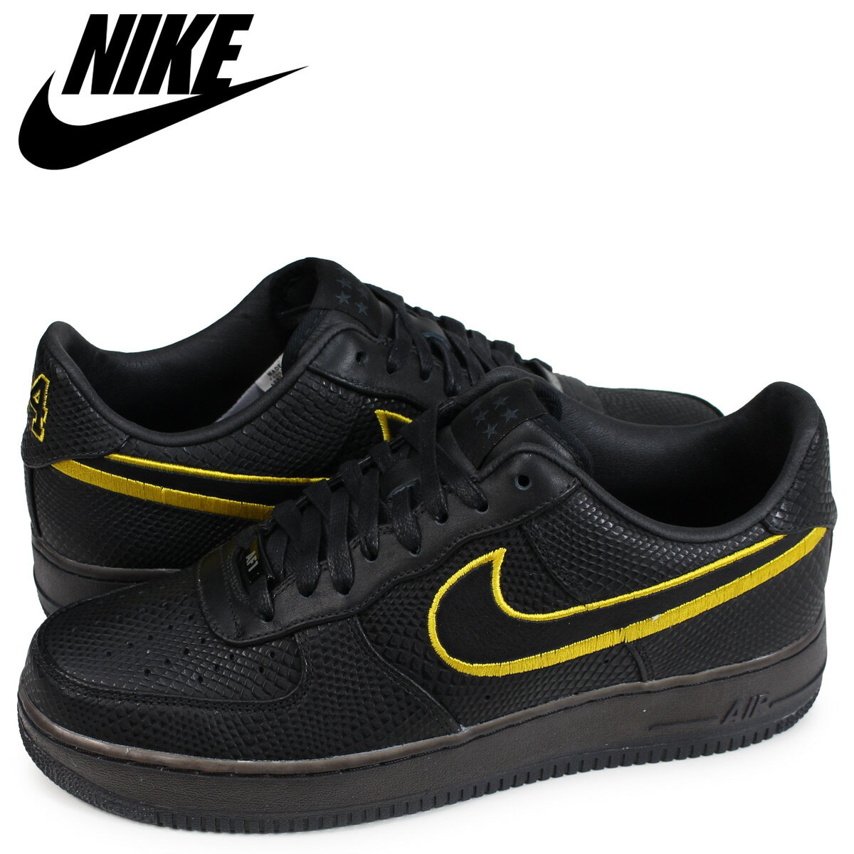 NIKE ナイキ エアフォース1 スニーカー メンズ AIR FORCE 1 LOW KOBE LAST DAY ブラック 黒 AQ9763-991【zzi】【返品不可】