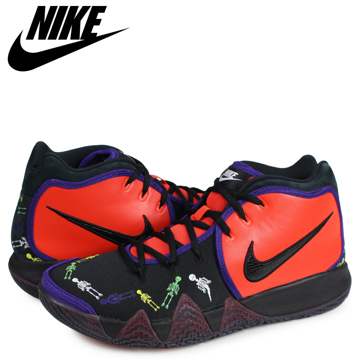 NIKE ナイキ カイリー4 スニーカー メンズ KYRIE 4 DOTD TV PE 1 ブラック 黒 CI0278-800 【zzi】【返品不可】