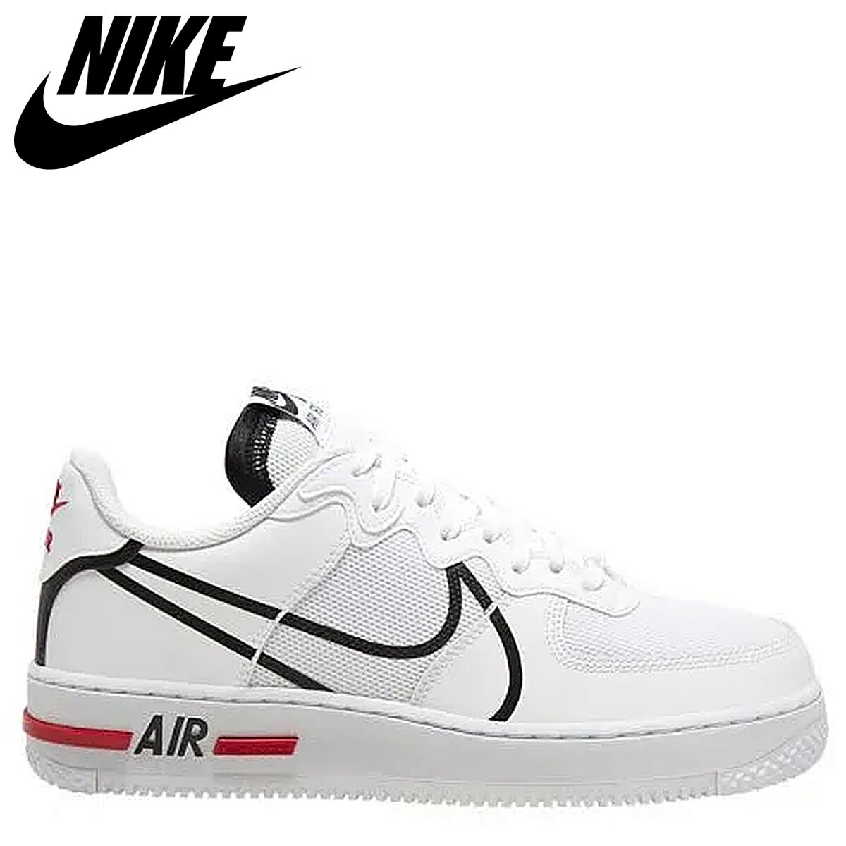 NIKE ナイキ エアフォース1 リアクト スニーカー メンズ AIR FORCE 1 REACT ホワイト 白 CD4366-100 【zzi】 【返品不可】