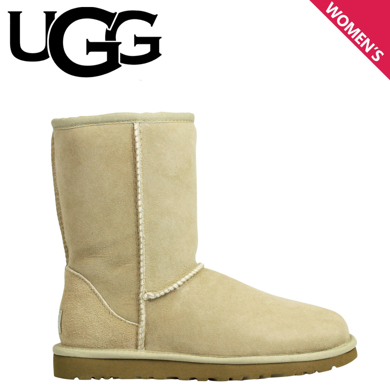 【訳あり】 アグ UGG クラシック ショート 2 ムートンブーツ レディース WOMENS CLASSIC SHORT II ベージュ 5825/1016223 【返品不可】