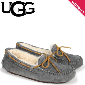 【訳あり】 【BOXなし】 アグ UGG モカシン ダコタ ムートン シューズ レディース シープスキン WOMENS DAKOTA グレー 5612 【返品不可】