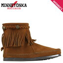 【最大1000円OFFクーポン配布中】 【訳あり】 【BOX破損】 MINNETONKA ミネトンカ ブーツ ハイ トップ バック ジッパー レディース HI ...