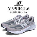 【訳あり】 【BOX破損】 new balance ニューバランス 990 スニーカー メンズ Dワイズ MADE IN USA グレー M990GL6 【返品不可】