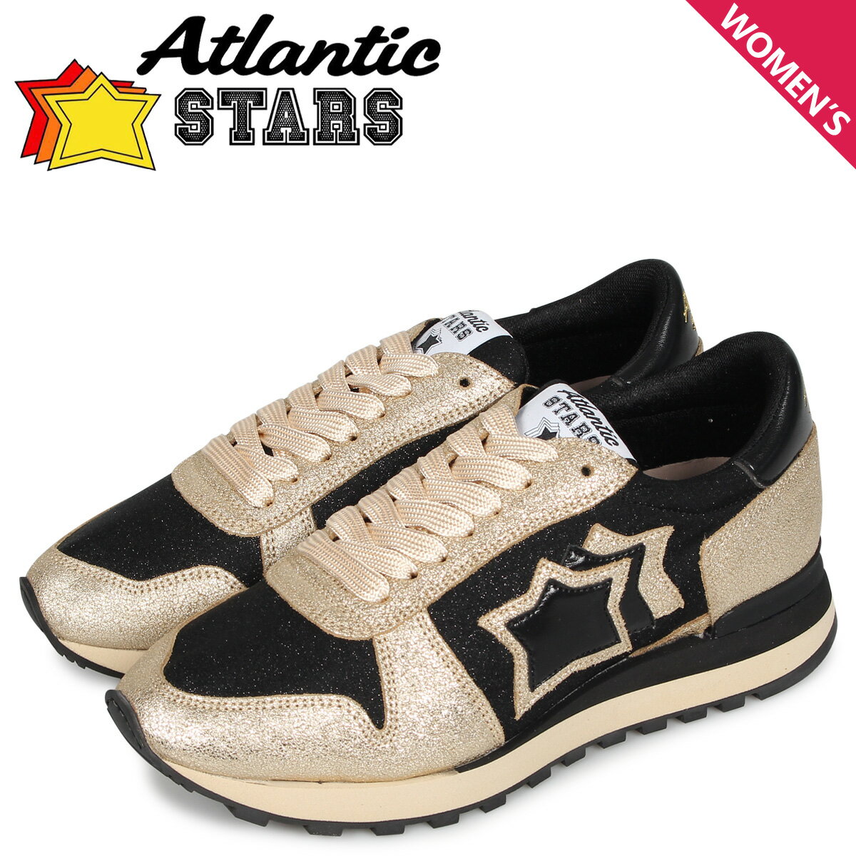 【最大1000円OFFクーポン配布中】 Atlantic STARS アトランティックスターズ アレナ スニーカー レディース ALHENA ゴールド NCH-NY-NBNN