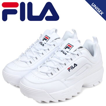 【最大1000円OFFクーポン】 FILA フィラ ディスラプター2 スニーカー メンズ レディース DISRUPTOR 2 ホワイト 白 FS1HTB1071X