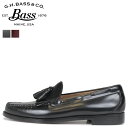 G.H. BASS ジーエイチバス ローファー メンズ LAYTON TASSEL LOAFER ブラック バーガンディー 黒 70-10934 70-10939