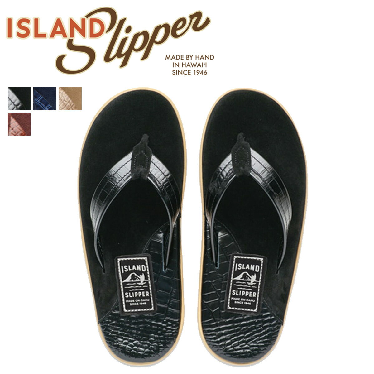 ISLAND SLIPPER アイランドスリッパ サンダル トングサンダル メンズ レディース スエード レザー SNAKE SUEDE PT205BS