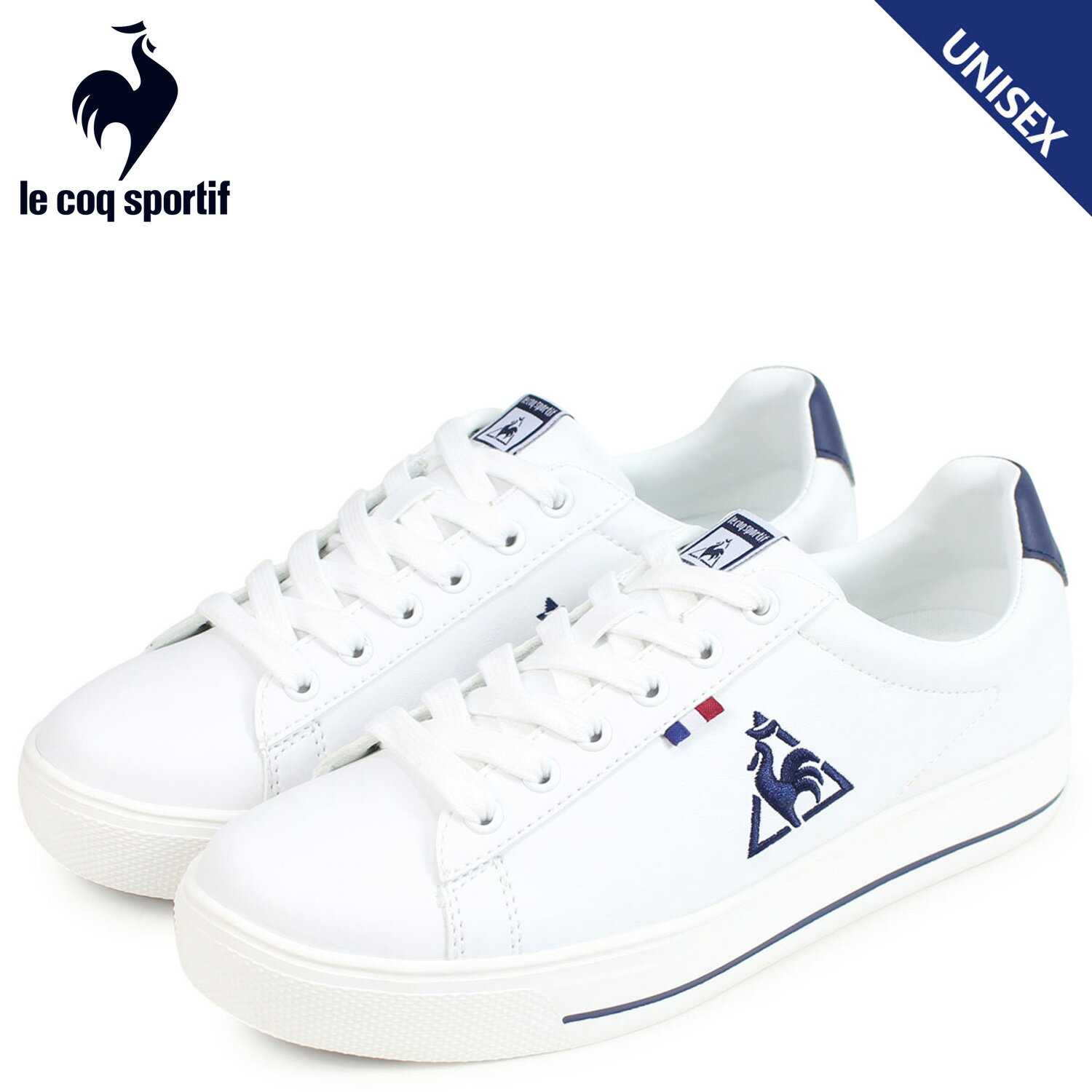 【最大1000円OFFクーポン】 le coq sportif ルコック スポルティフ スニーカー テルナ バウンド コート メンズ レディース TELUNA BOUND COURT ホワイト 白 QL1NJC12WN