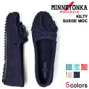 ~lgJ MINNETONKA JV LeB XG[h fB[X n[h\[ KILTY SUEDE MOC HARDSOLE