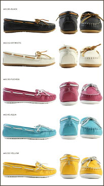 ミネトンカ モカシン MINNETONKA ボート レザー モック 正規品 BOAT MOC レディース