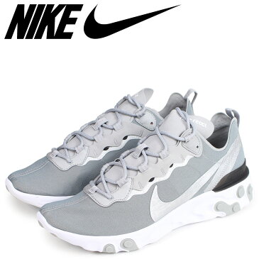 NIKE ナイキ リアクト エレメント 55 スニーカー メンズ REACT ELEMENT 55 シルバー BQ6166-007