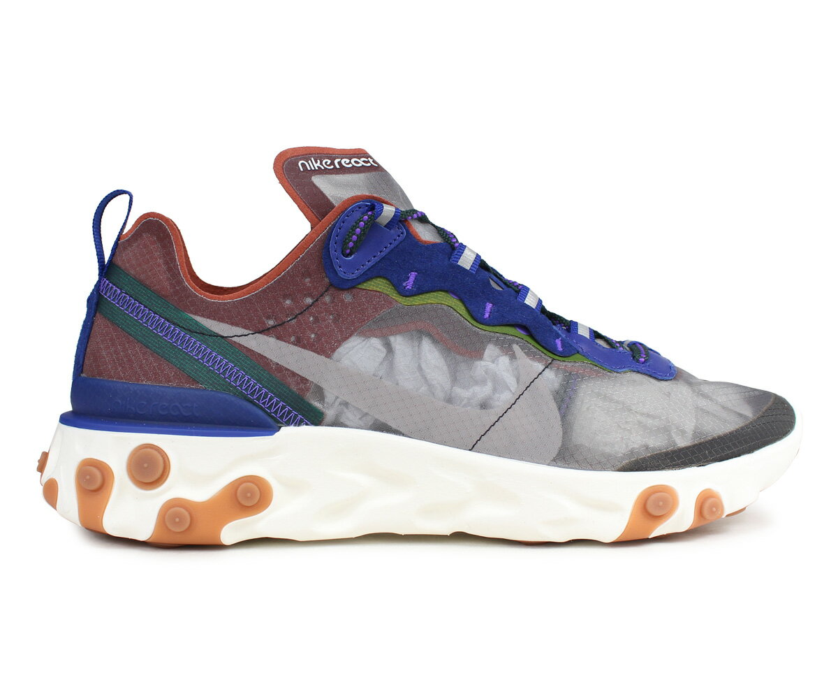 NIKE ナイキ リアクト エレメント 87 スニーカー メンズ REACT ELEMENT 87 グレー AQ1090-200