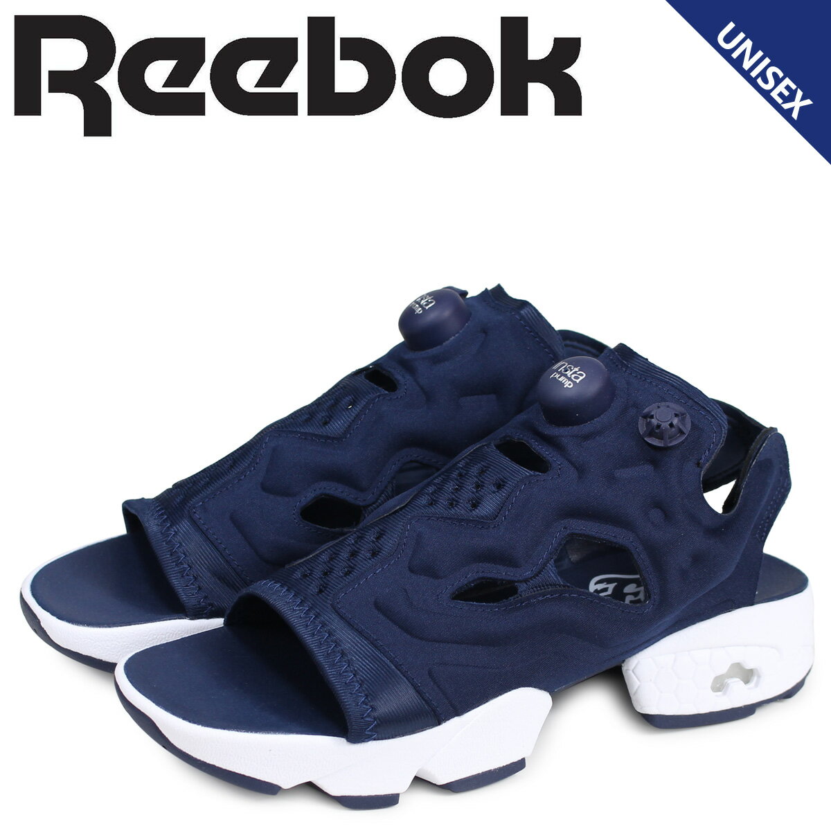 楽天シュガーオンラインショップReebok リーボック インスタ ポンプフューリー サンダル スポーツサンダル レディース INSTAPUMP FURY SANDAL ネイビー DV9698