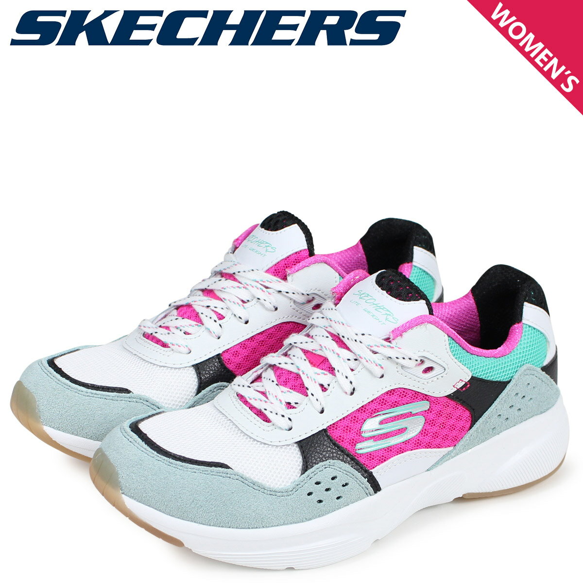 SKECHERS スケッチャーズ スニーカー レディース メリディアン MERIDIAN CHARTED ホワイト 白 13019