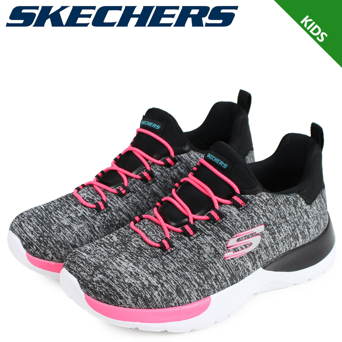 SKECHERS スケッチャーズ スニーカー キッズ ダイナマイト DYNAMIGHT BREAK THROUGH ブラック 黒 81302Lのサムネイル