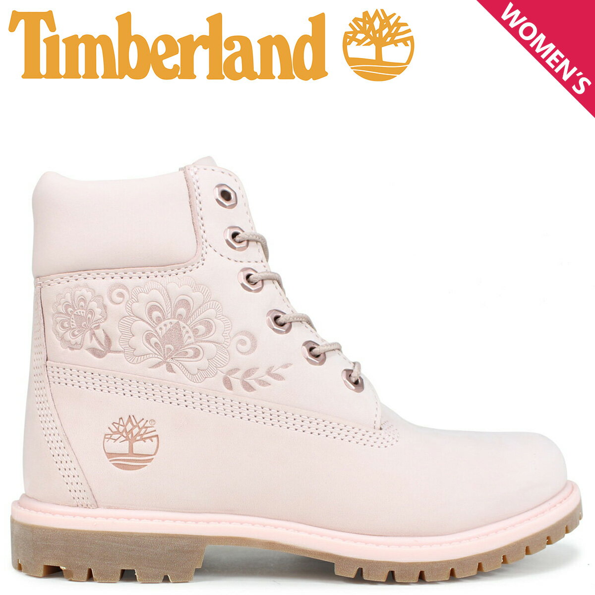 Timberland ブーツ レディース 6インチ ティンバーランド 6-INCH PREMIUM BOOTS A1TKO Wワイズ ピンク