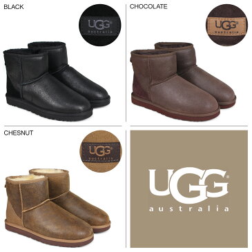 アグ UGG メンズ クラシック ミニ ムートンブーツ MENS CLASSIC MINI BOMBER 1007307 シープスキン