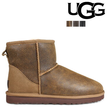 アグ UGG メンズ クラシック ミニ ムートンブーツ MENS CLASSIC MINI BOMBER 1007307 シープスキン