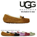 アグ UGG スキ モカシン ムートン スリッポン シューズ...