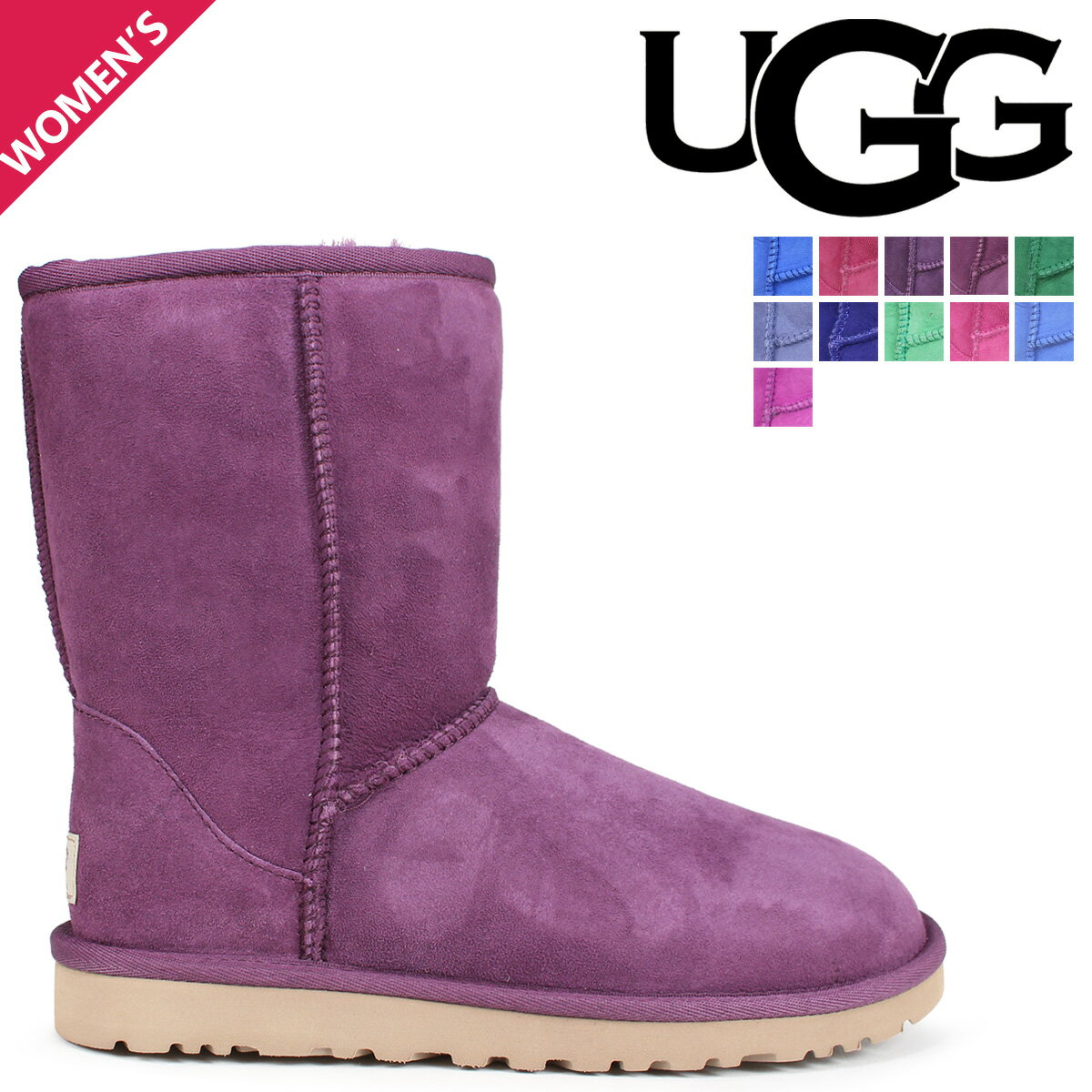 アグ UGG ブーツ ムートンブーツ クラシック ショート 2 レディース ショート2 5825 1016223 WOMENS CLASSIC SHORT 2