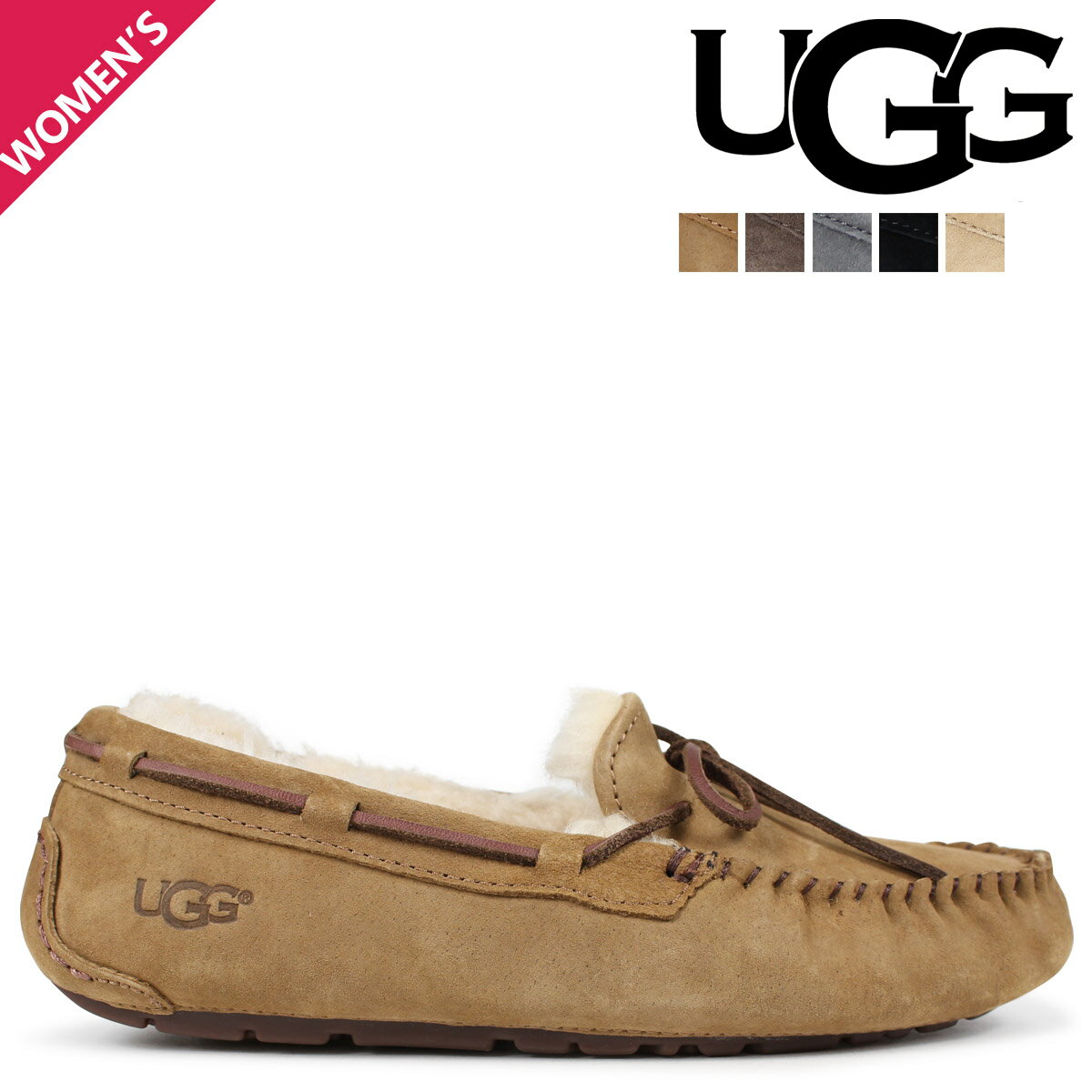 アグ UGG モカシン ダコタ レディース ムートン シューズ WOMENS DAKOTA 5612 シープスキン