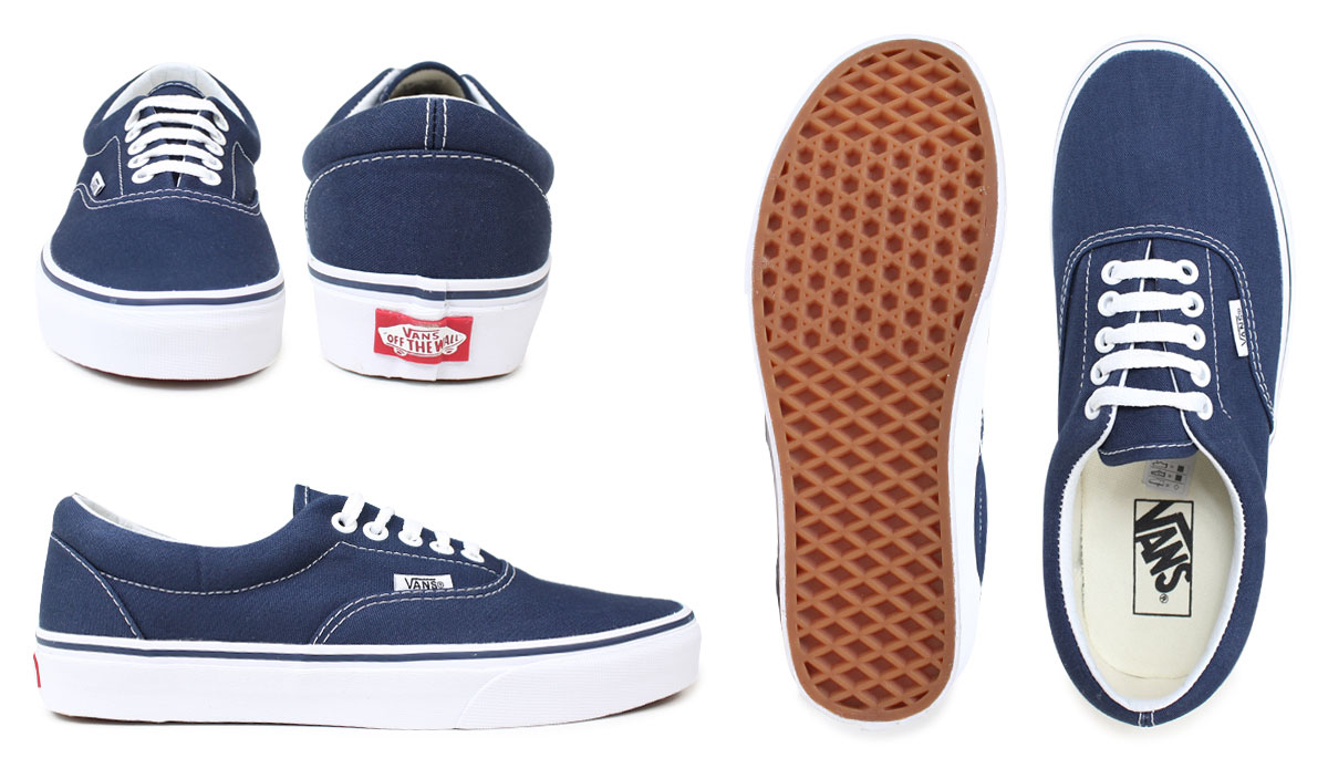 【最大1000円OFFクーポン】 ヴァンズ VANS ERA スニーカー エラ レディース メンズ バンズ ネイビー VN000EWZNVY