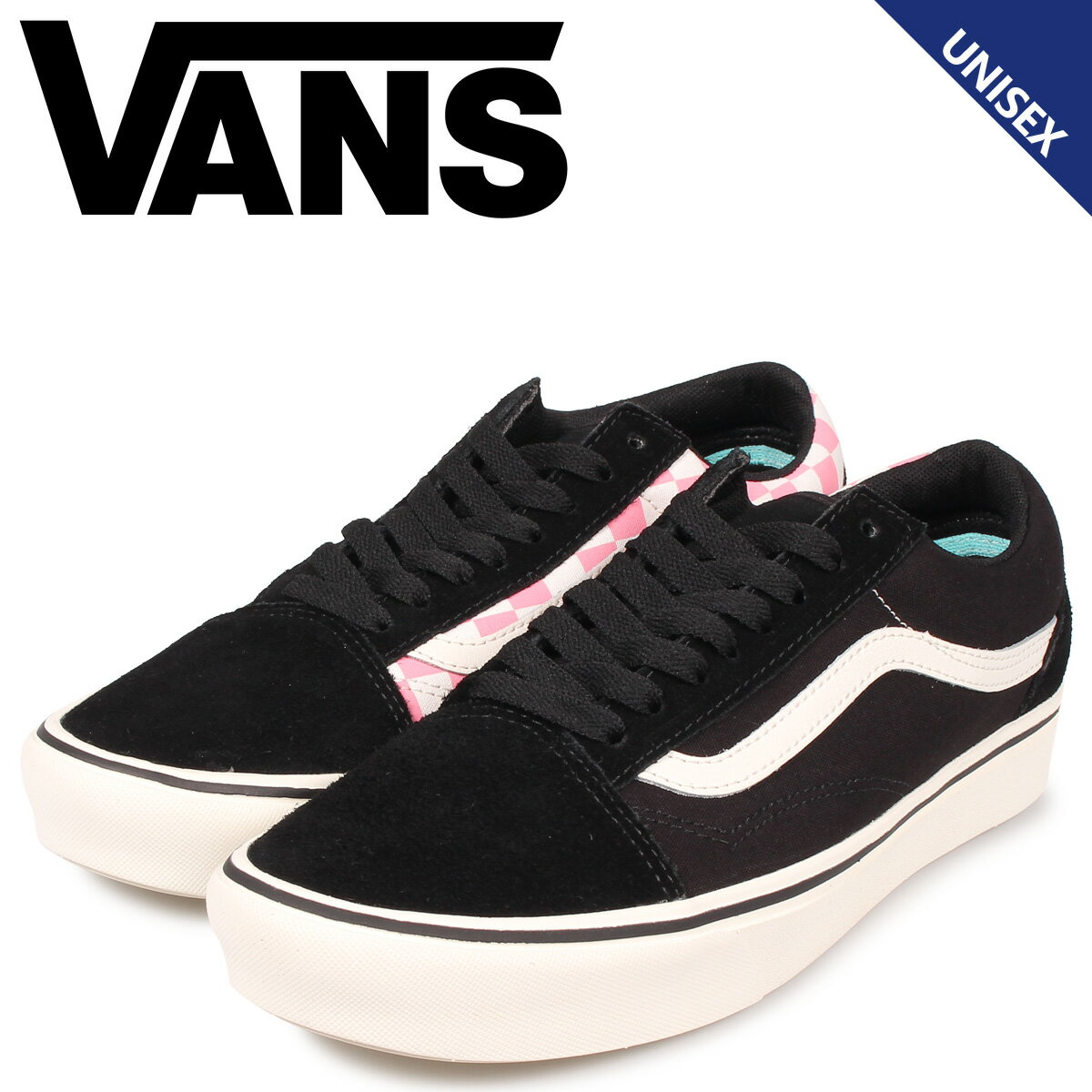 バンズ VANS オールドスクール スニーカー メンズ レディース ヴァンズ COMFYCUSH OLD SKOOL ブラック 黒 VN0A3WMAVNX