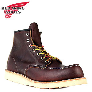 【最大600円OFFクーポン】 RED WING レッドウィング ブーツ アイリッシュセッター 6インチ クラシック モック メンズ 6INCH CLASSIC MOC Dワイズ ダーク ブラウン 8138