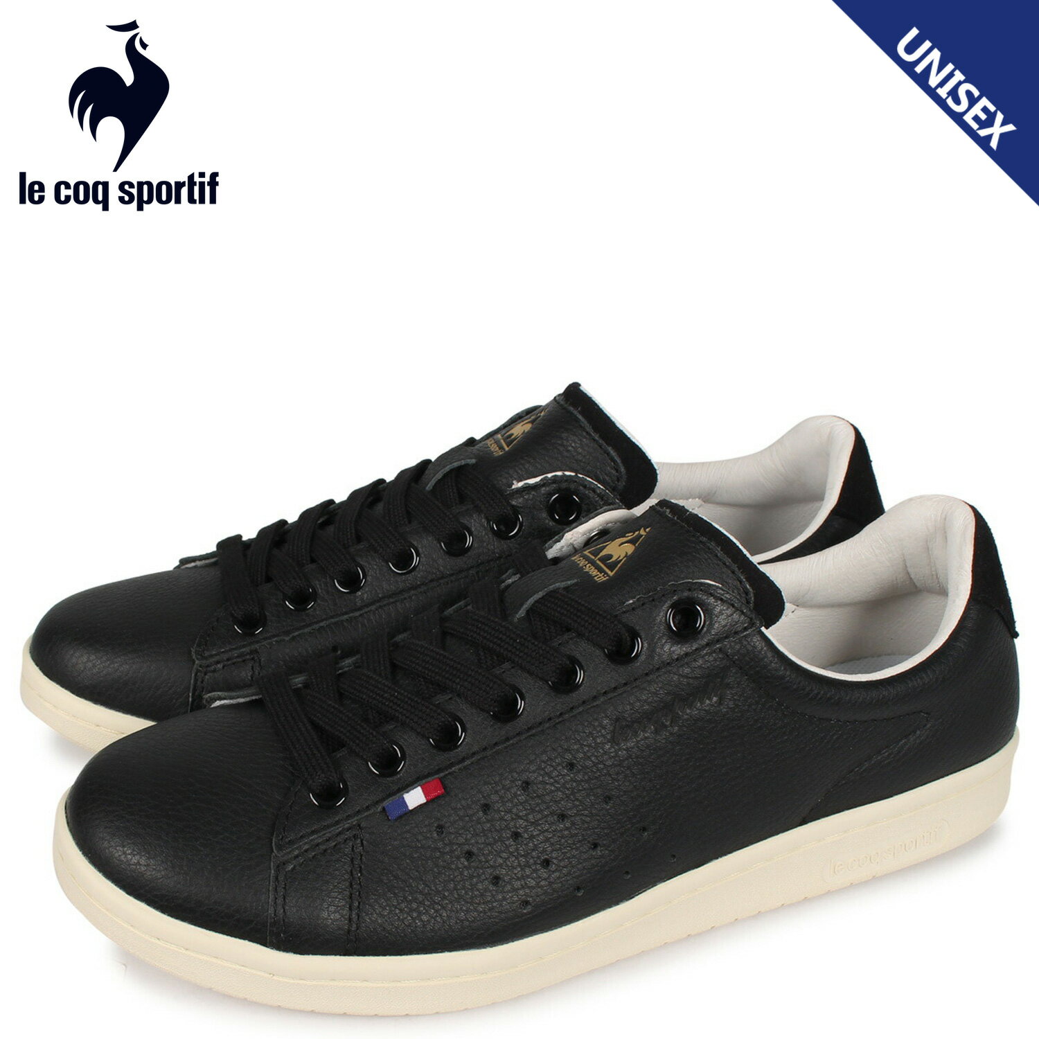 le coq sportif ルコック スポルティフ LA ローラン スニーカー メンズ レディース LA ROLAND LE+2 ブラック 黒 QL1NJC06BB